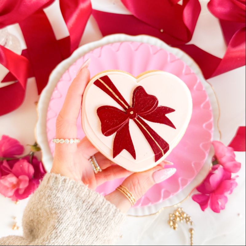 Box of Chocolates Valentine's 3D Cookie Stamp and Cutter - suitable for two tone effect