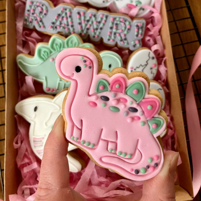 Diplodocus Dinosaur Cookie Cutter and Stamp
