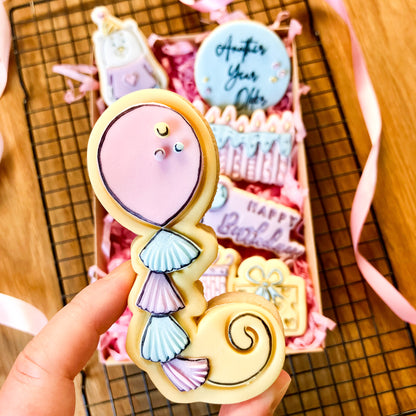 Birthday Balloon with Tassels Cookie Cutter and Stamp