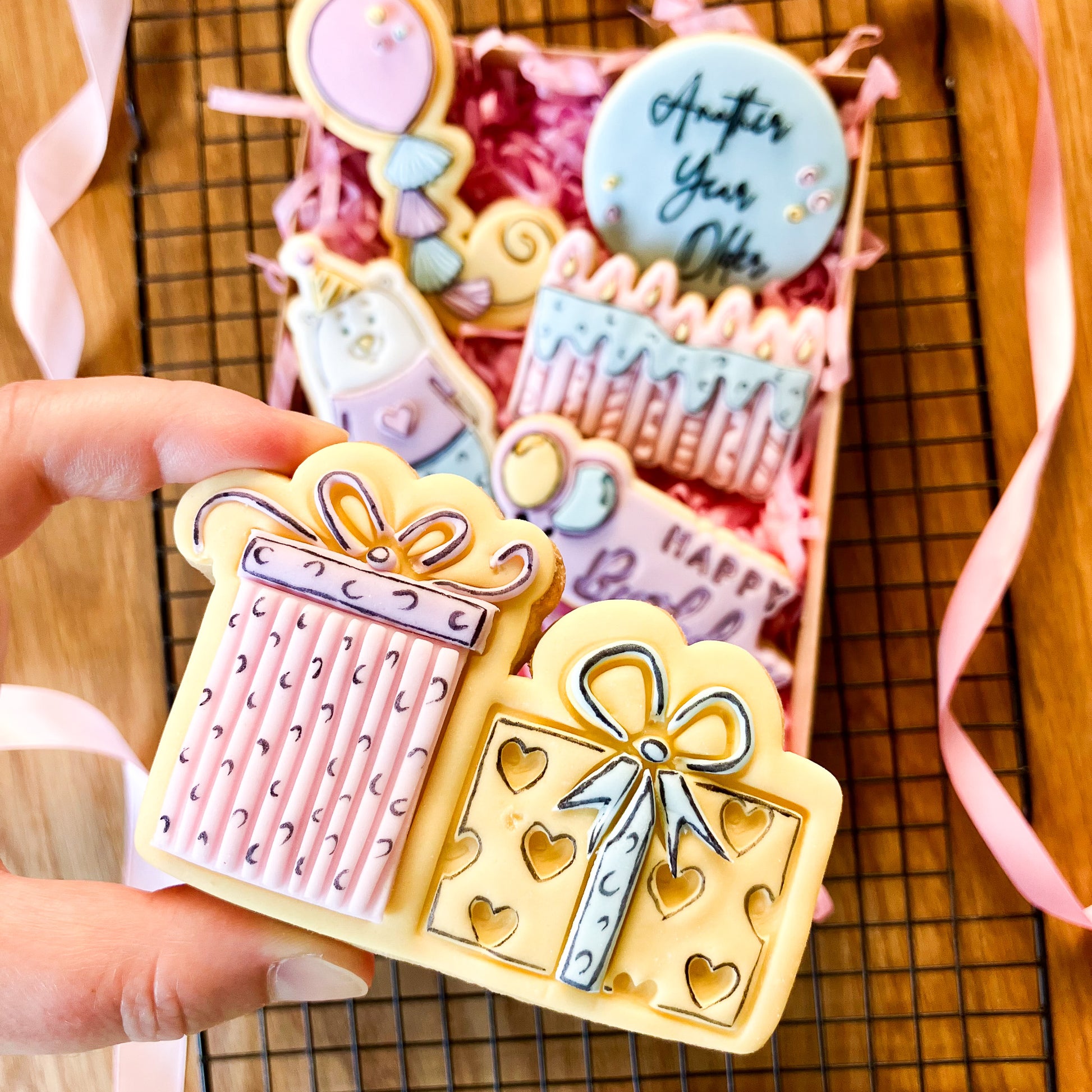 Birthday Presents Cookie Cutter and Stamp
