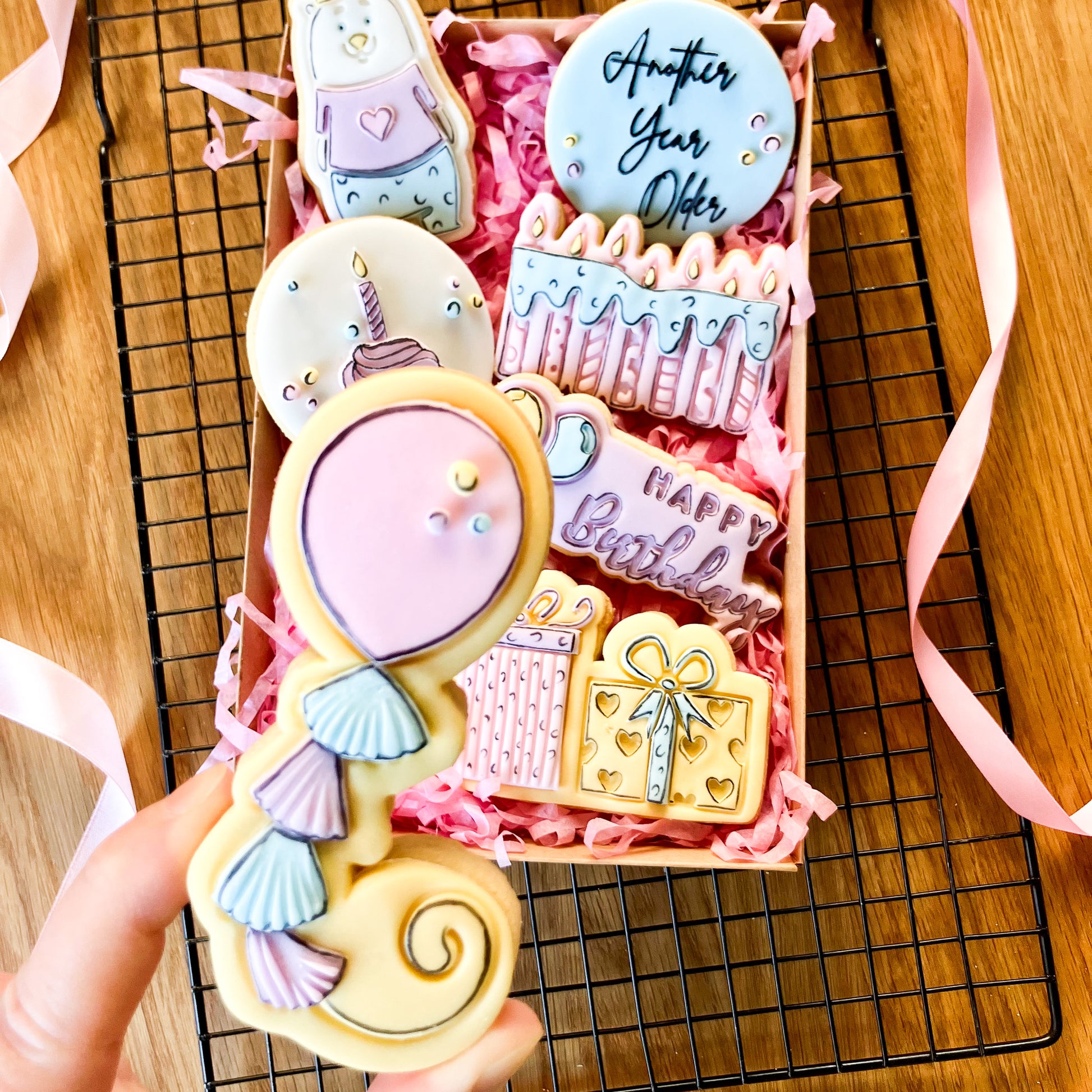 Birthday Balloon with Tassels Cookie Cutter and Stamp