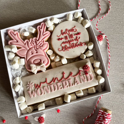 Believe in the Magic of Christmas Cookie Embosser