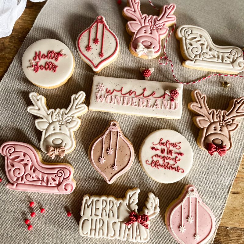 Believe in the Magic of Christmas Cookie Embosser
