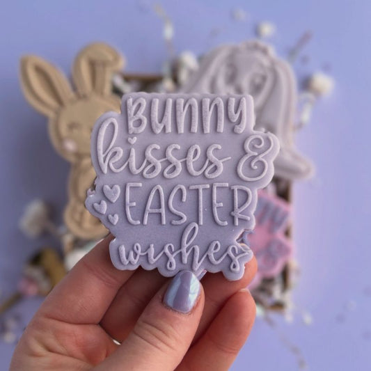 Bunny kisses and easter wishes embosser and cutter