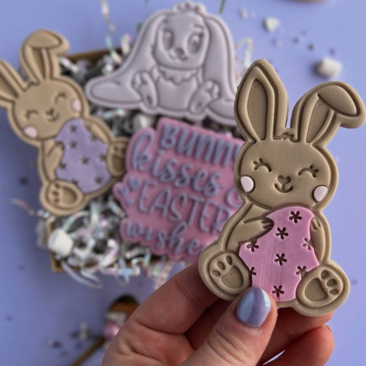 Easter Rabbit Cookie Cutter and Stamp