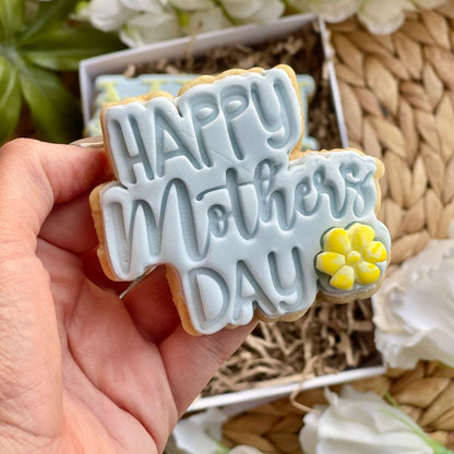 Happy Mother's Day Style 2 Cookie Cutter and Stamp