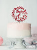 Custom Names Wreath Wedding Acrylic Shopify - Mirror Red