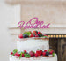 One Hundred Birthday Cake Topper 100th Glitter Card Hot Pink