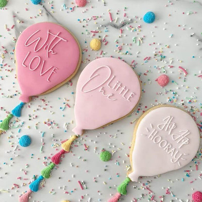 Hip Hip Hooray Cookie Embosser