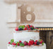 18th Birthday Cake Topper Glitter Card Rose Gold