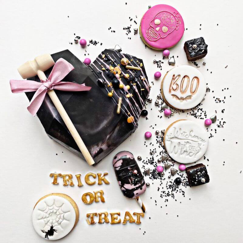 Boo with Bat Cookie Stamp