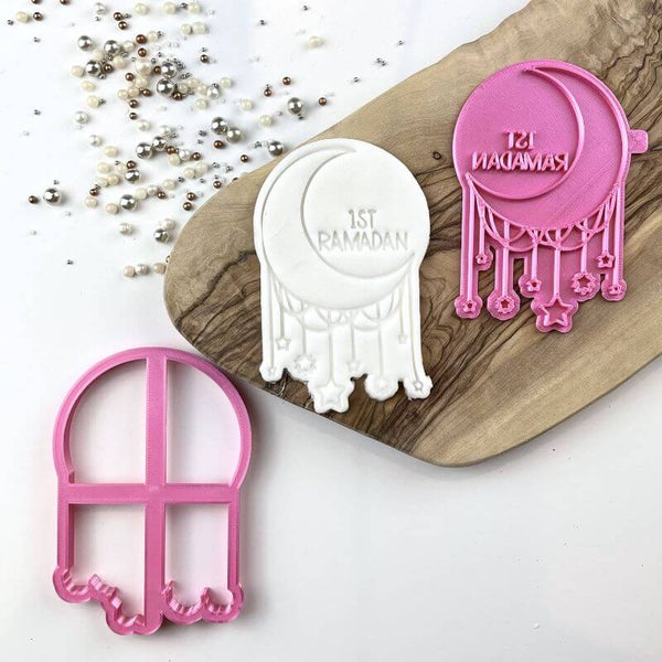 1st Ramadan with Moon Cookie Cutter and Stamp