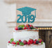 Graduation Hat 2019 Cake Topper Cake Topper Glitter Card Light Blue