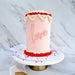 Love Valentine's Cake Motif Premium 3mm Acrylic