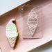 Three Scoops Ice Cream Cookie Cutter and Embosser by Luvelia Louise