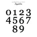 30 Font Style Number Cake Motif Premium 3mm Acrylic or Birch Wood