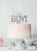 It's a Boy Baby Shower Cake Topper Premium 3mm Acrylic Mirror Silver