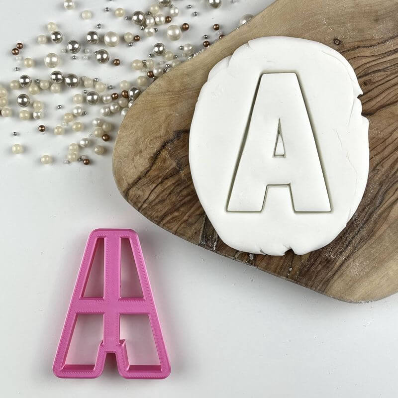 Letter A-Z and Symbol (6cm High) Cookie Cutter