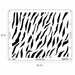 Tiger Stripes Cake Stencil - Full Size Design
