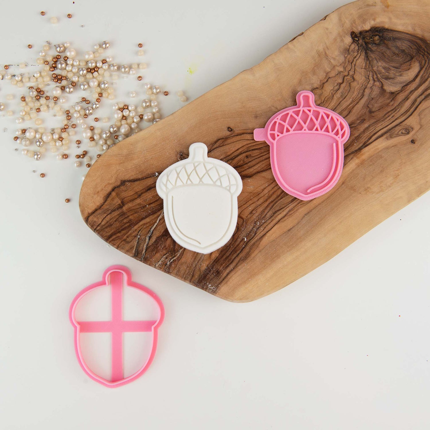 Acorn Woodland Cookie Cutter and Stamp