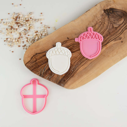 Acorn Woodland Cookie Cutter and Stamp
