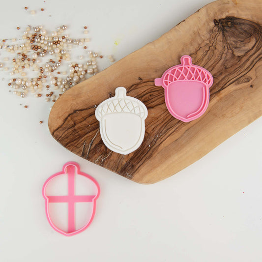 Acorn Woodland Cookie Cutter and Stamp