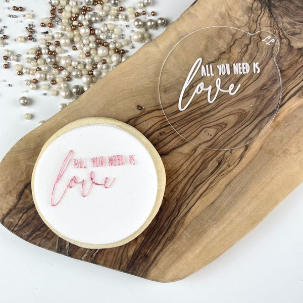 All You Need is Love Valentine's Cookie Embosser