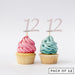Number 12 Cupcake Toppers Pack of 12