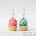 Number 1 Cupcake Toppers Pack of 12