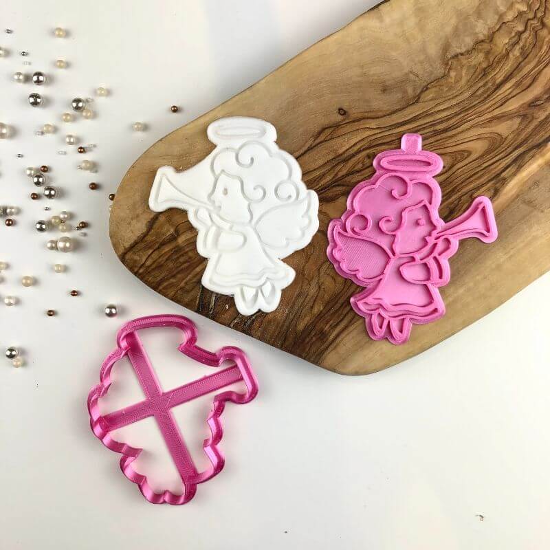 Angel Cookie Cutter and Stamp
