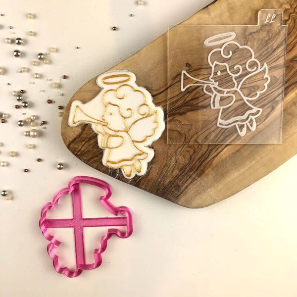 Angel Christmas Cookie Cutter and Embosser