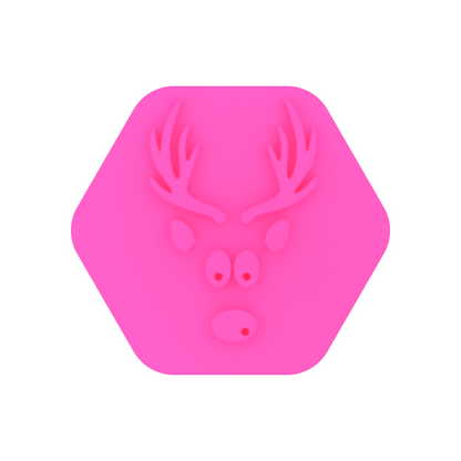 Reindeer Antlers Cookie Stamp