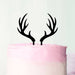 Antlers Cake Topper Premium 3mm Acrylic or Birch Wood Made in the UK