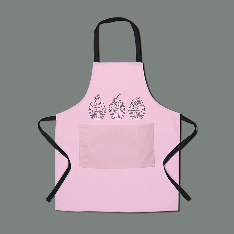 Modern Cupcakes 100% Organic Cotton Apron - One Size