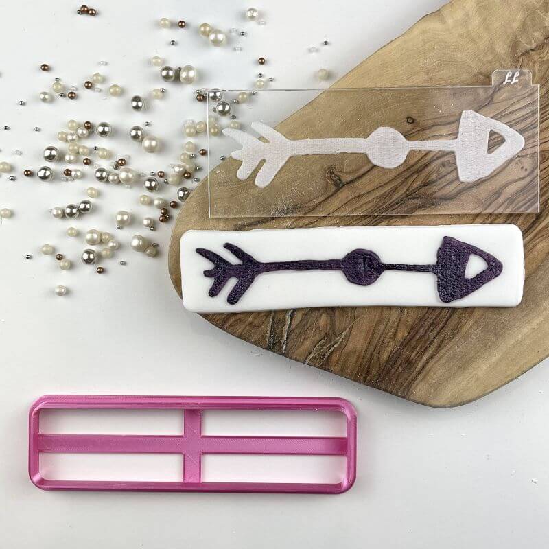 Arrow Cookie Baby Shower Cutter and Embosser
