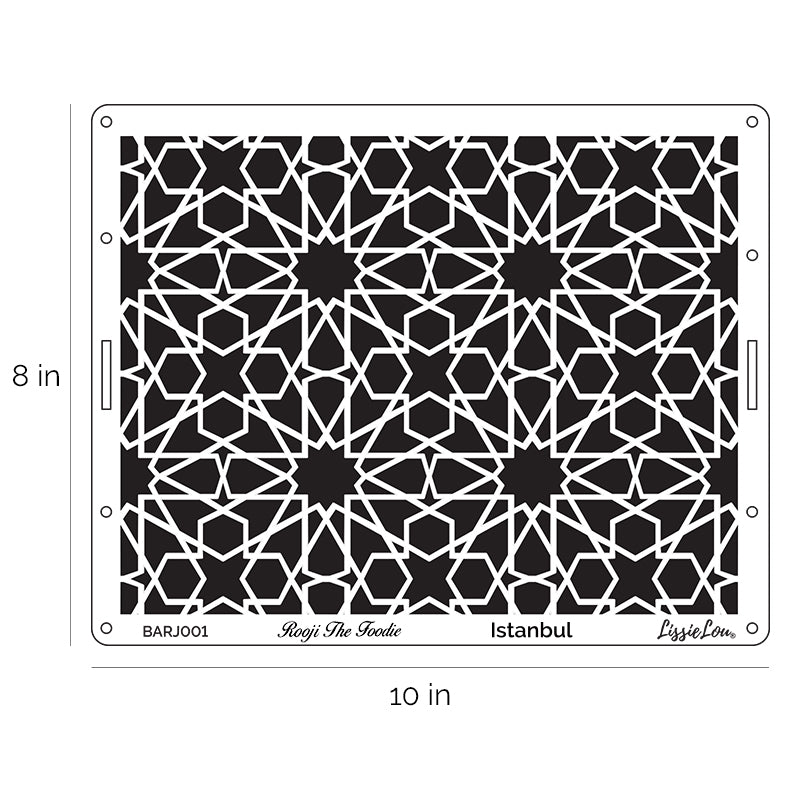 Istanbul Cake Stencil - Full Size Design