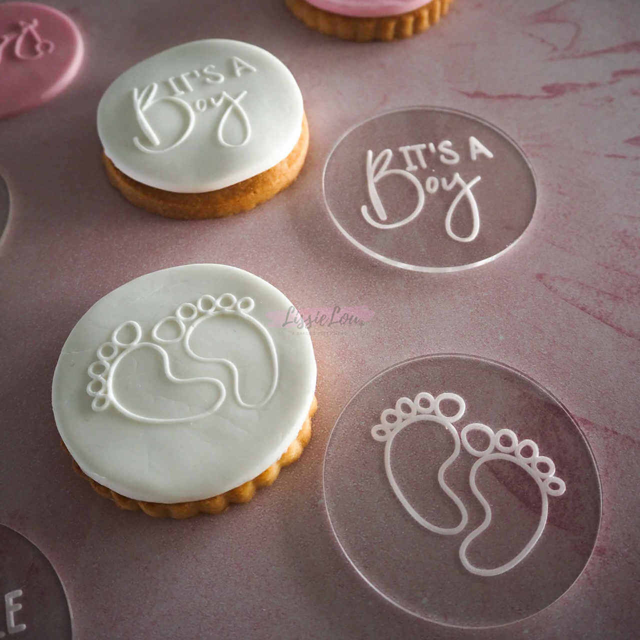 Babies Feet Cookie Embosser