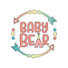 Bear Family Wild One Style Baby Shower Cookie Cutter
