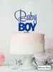 Baby Boy Baby Shower Cake Topper Premium 3mm Acrylic Mirror Blue