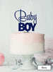 Baby Boy Baby Shower Cake Topper Premium 3mm Acrylic Navy