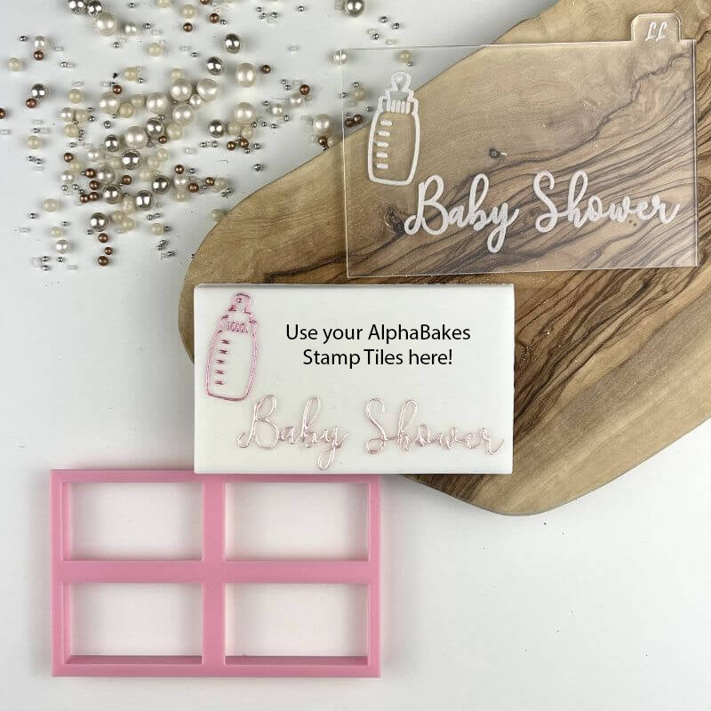 Baby Shower AlphaBakes Cookie Cutter and Embosser