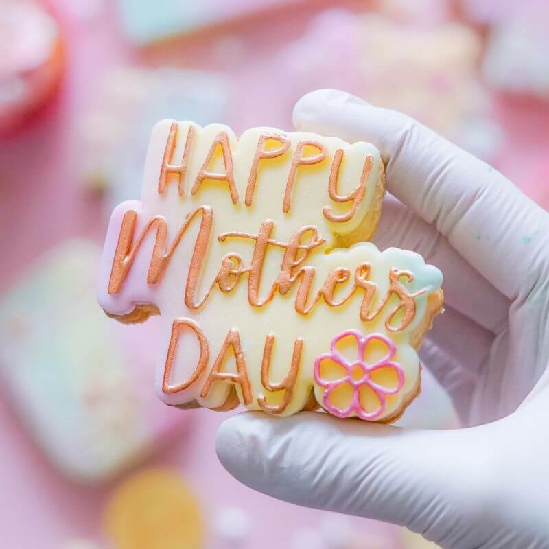 Happy Mother's Day Style 2 Cookie Cutter and Embosser