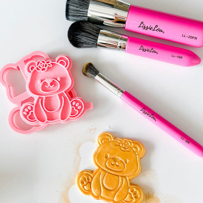 LissieLou Set of 3 Rounded Paint Brush Set - All Sizes