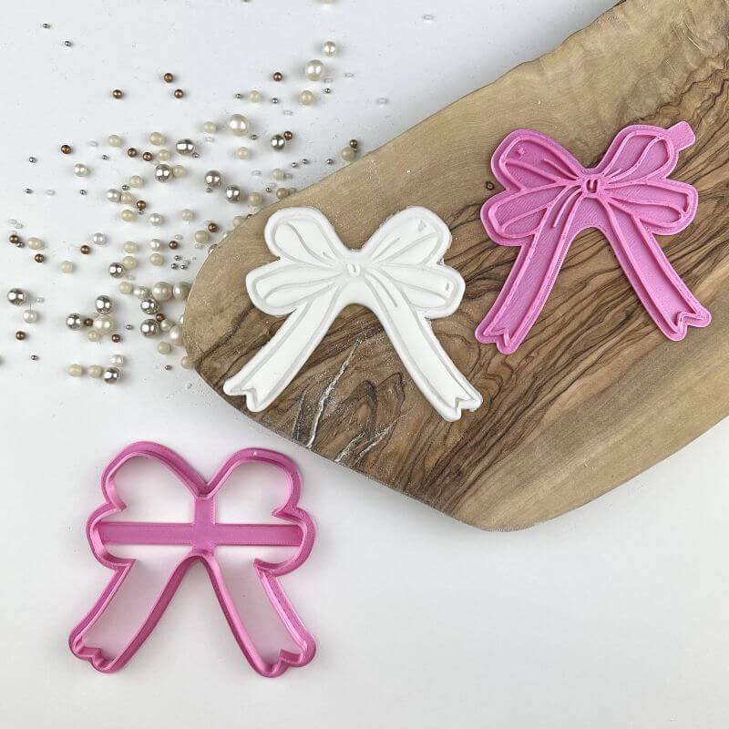 Ballet Bow Cookie Cutter and Stamp LissieLou