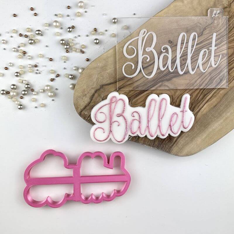 Ballet Cookie Cutter and Embosser