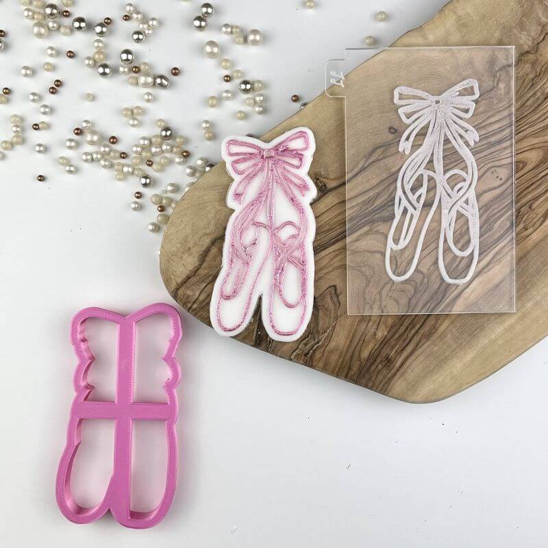 Ballet Shoes Cookie Cutter and Embosser