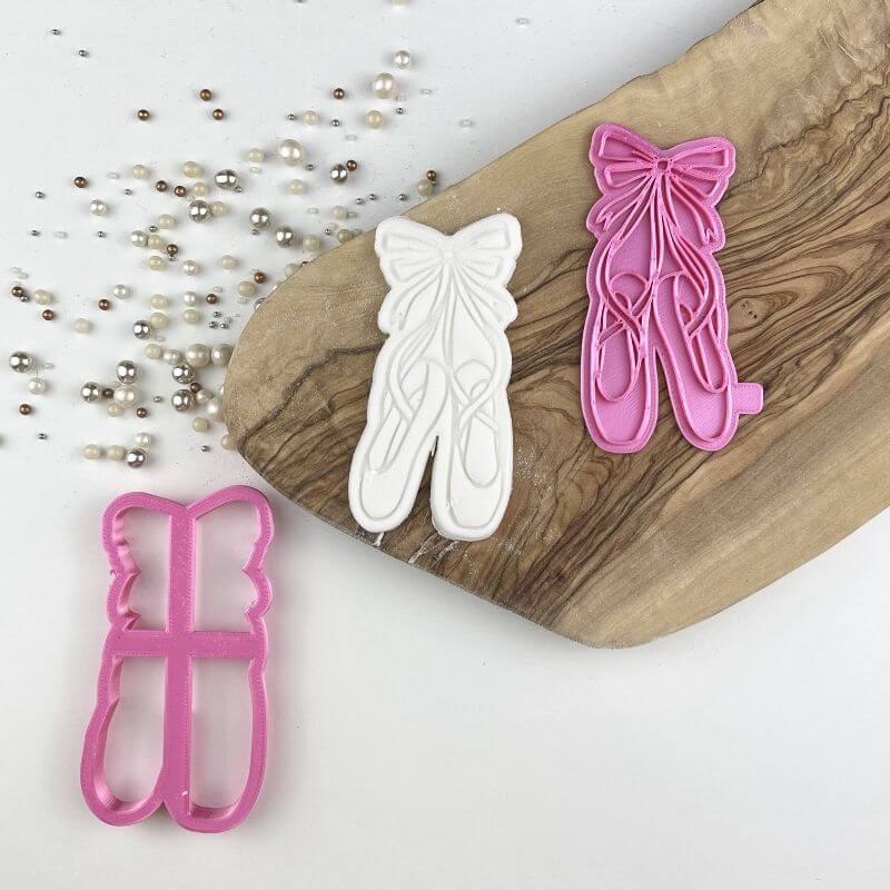 Ballet Shoes Cookie Cutter and Stamp
