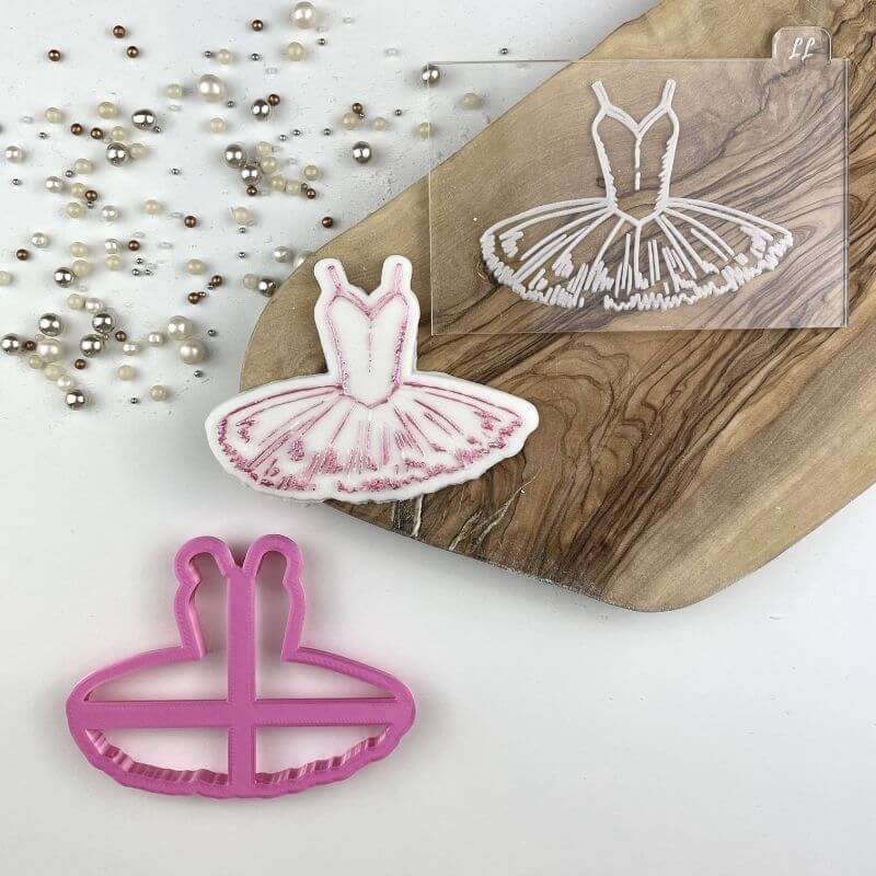 Ballet Tutu Cookie Cutter and Embosser