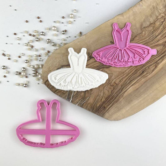 Ballet TuTu Cookie Cutter and Stamp