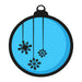 Circle Bauble with Snowflakes Cookie Cutter